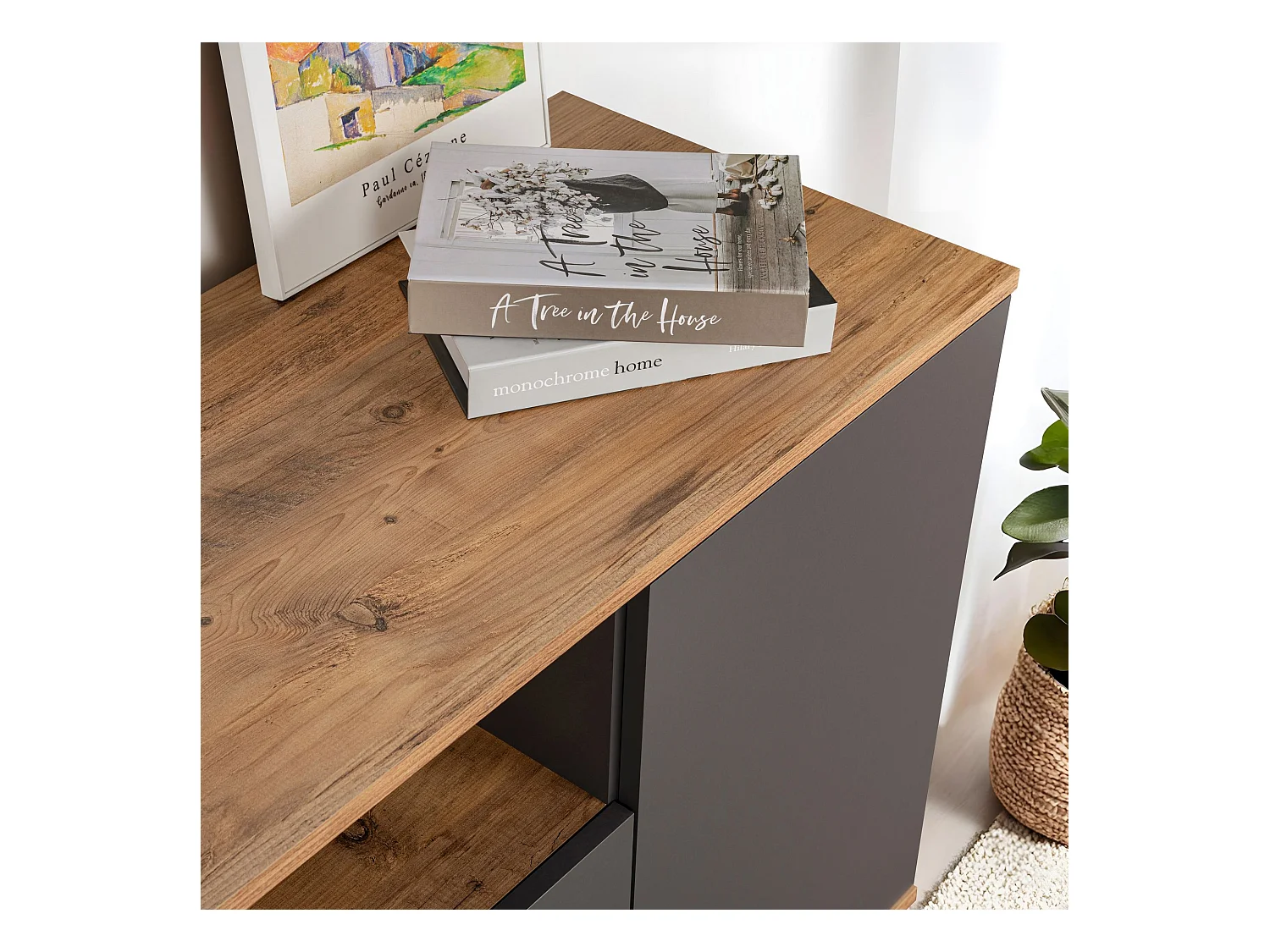 Buffet 4 portes en aggloméré Arista