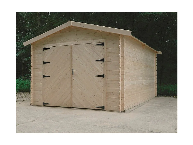 Traditionele Garage Solid Superia 3580 x 5080 cm - 28 mm - Gecertificeerd Noords Vuren