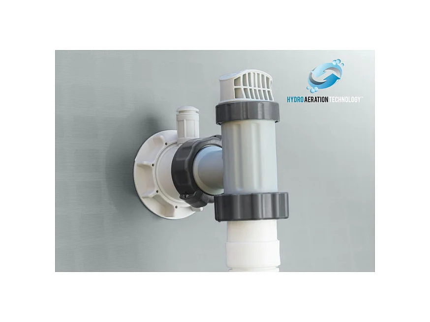 Piscine Tubulaire Prism Frame Ronde Gris - 610 x 132 cm - Intex - 32695 L