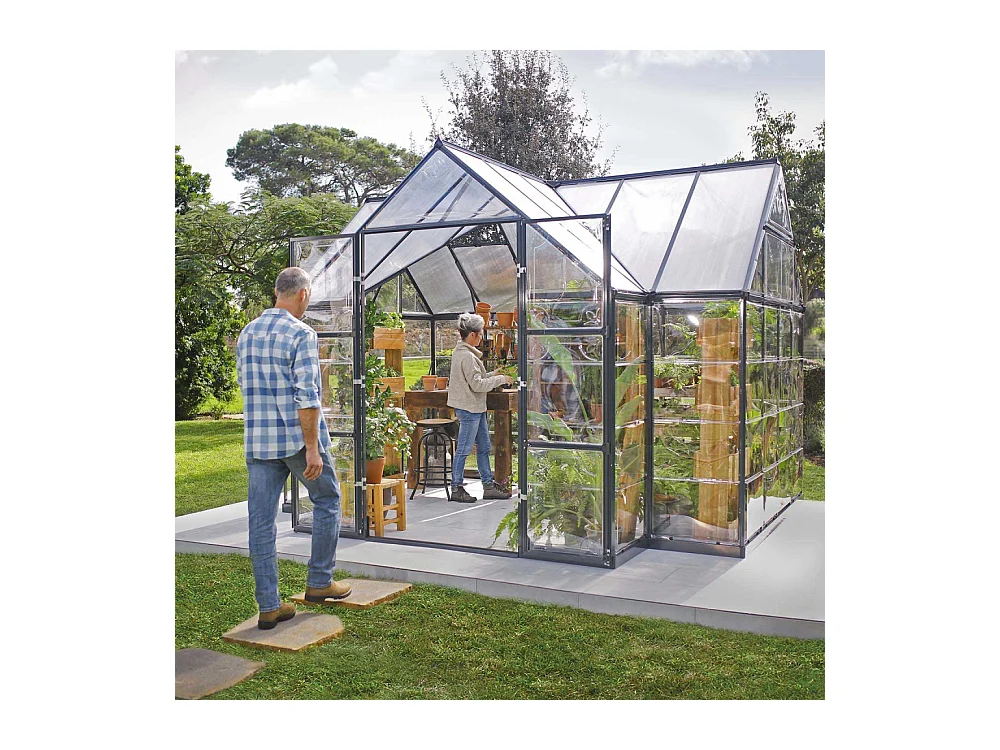 Serre de jardin en aluminium et polycarbonate Victory Orangerie