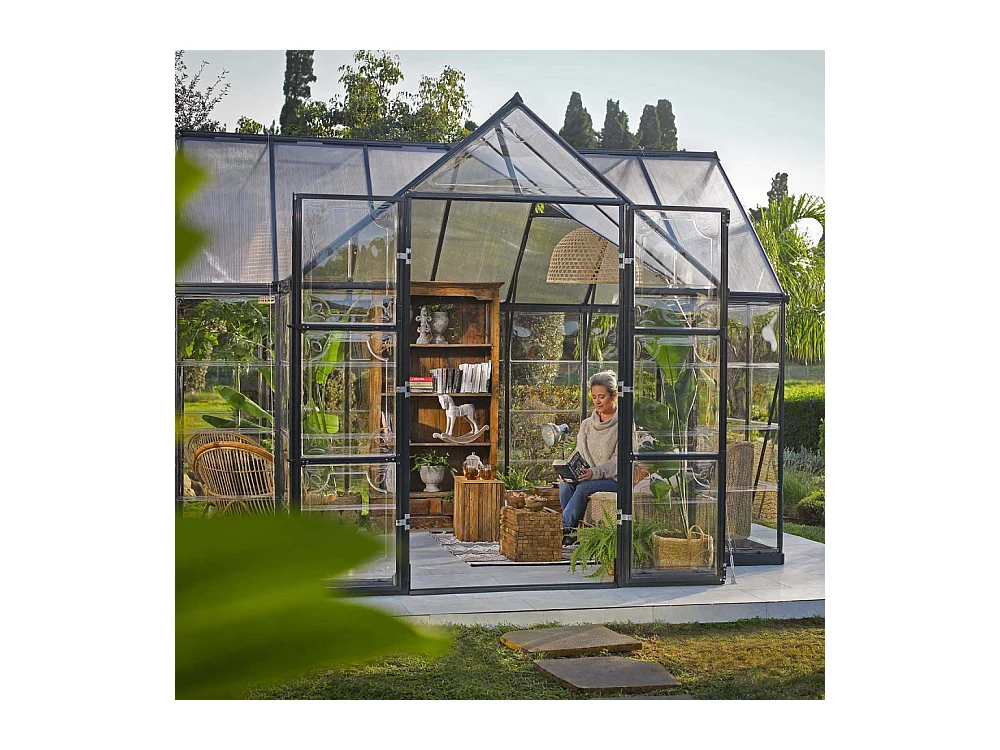 Serre de jardin en aluminium et polycarbonate Victory Orangerie