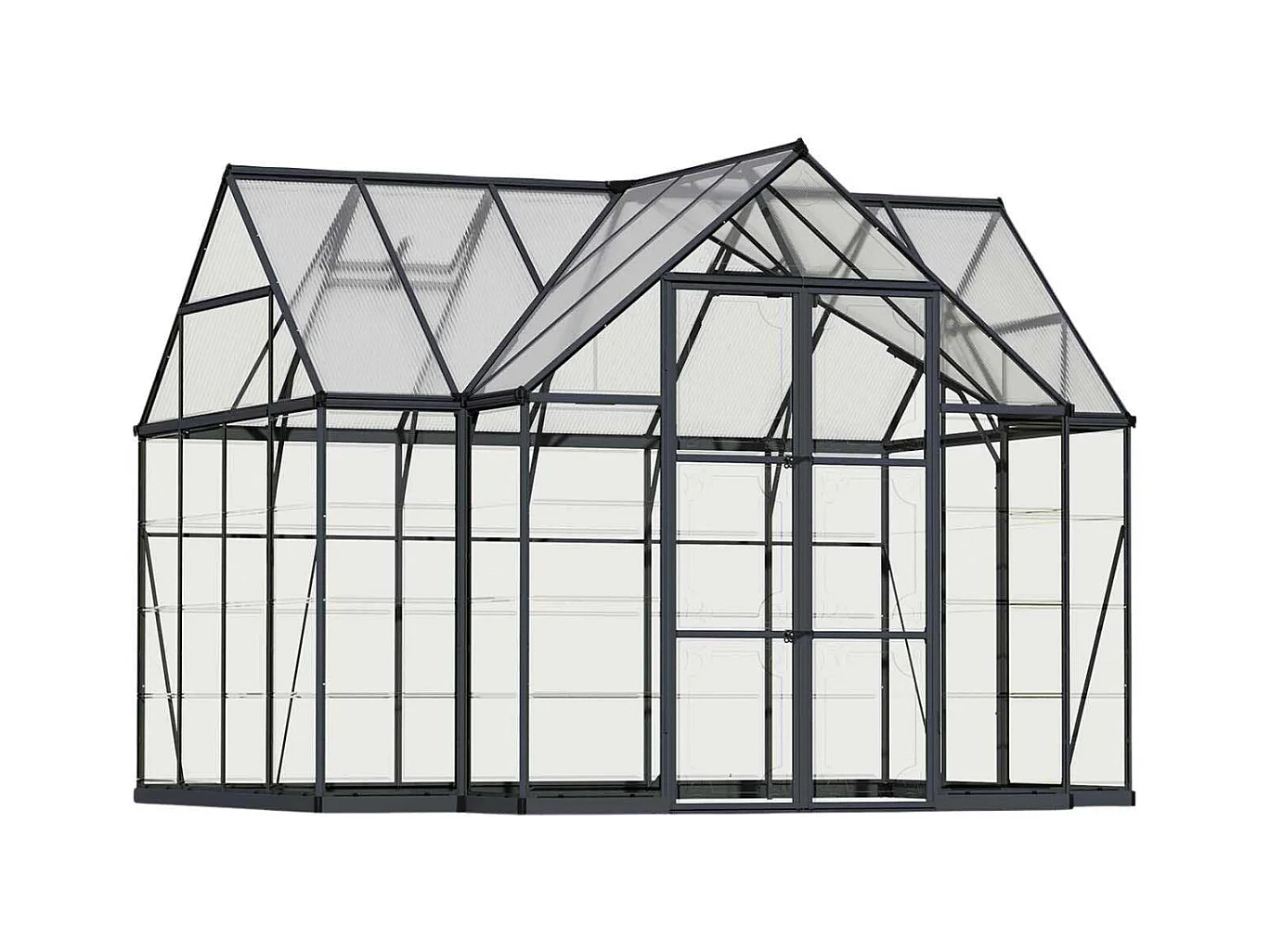 Tuinkas/tuinhuisje Victory Orangery - Palram by Canopia - 3,65 m x 3,05 m x 2,69 m