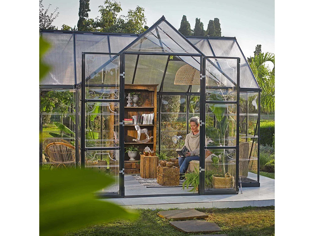 Serre de jardin en aluminium et polycarbonate Victory Orangerie