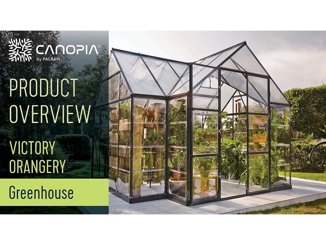 Canopia Chalet-serre de jardin Victory Orangerie 11,1m²