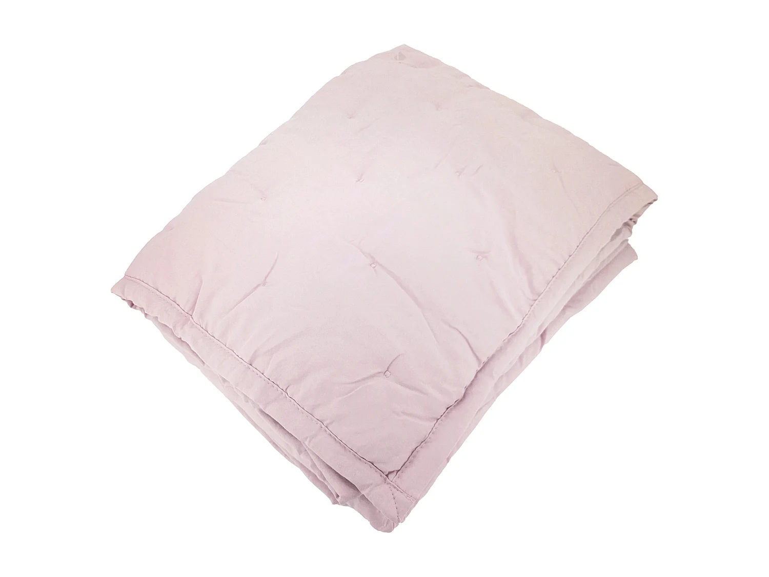 Plaid 150x200 cm CELESTE microfibre points brodés rose