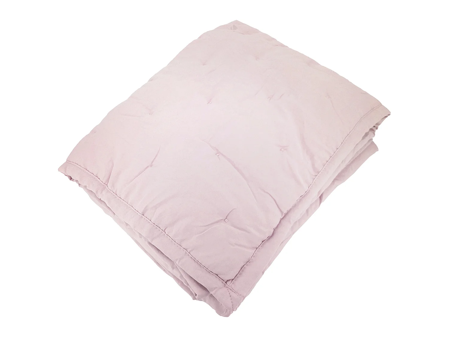Plaid 150x200 cm CELESTE microfibre points brodés rose