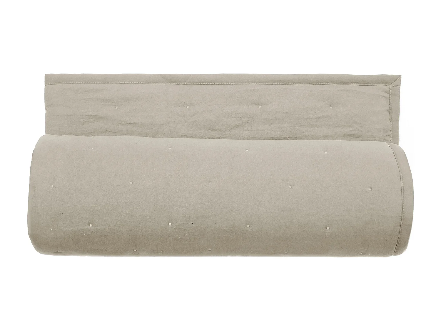 Plaid 150x200 cm CELESTE microfibre points brodés beige loutre