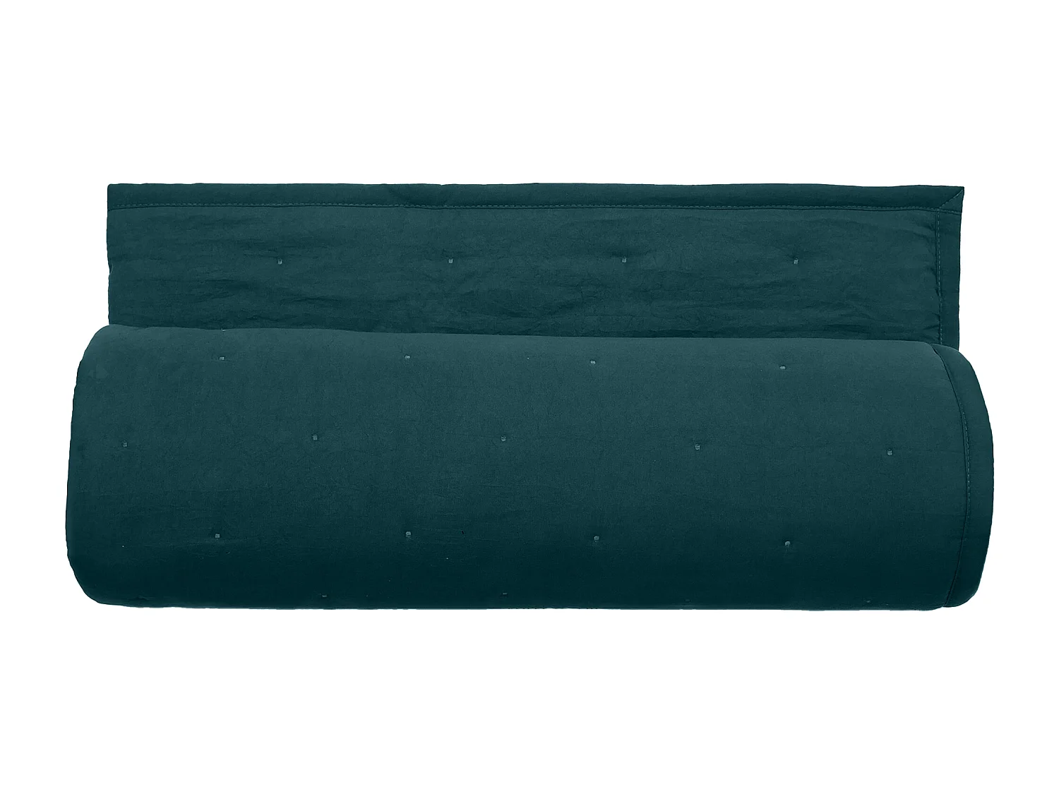 Plaid 150x200 cm CELESTE microfibre points brodés bleu Geai