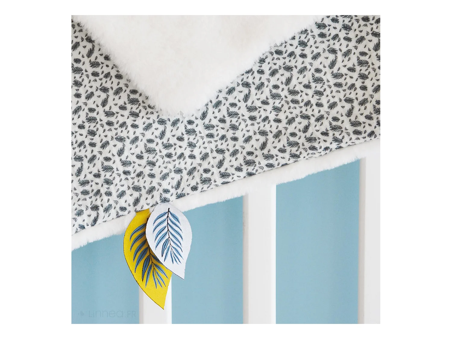 Plaid bébé 70x100 cm collection YOCA LE KOALA blanc