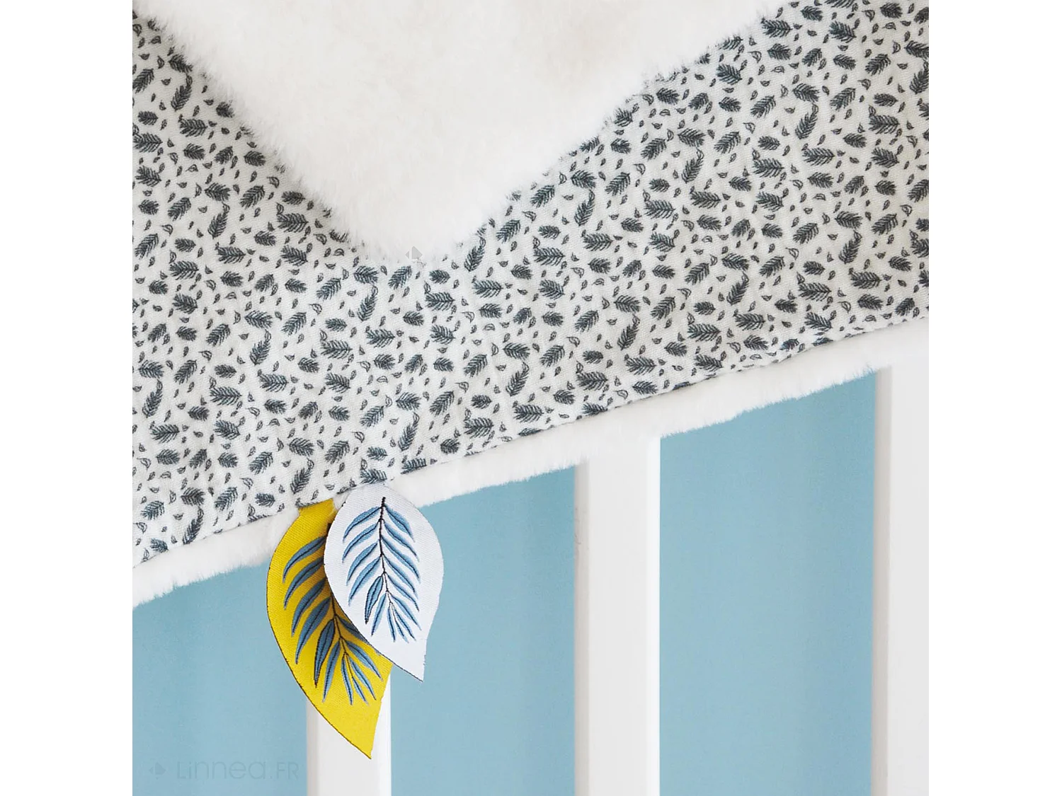 Plaid bébé 70x100 cm collection YOCA LE KOALA blanc