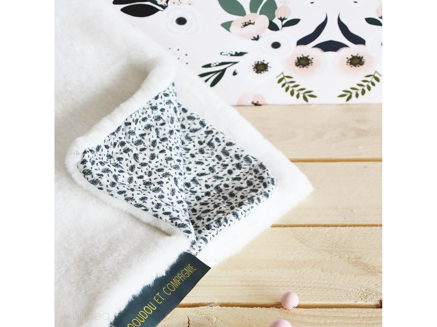 Plaid bébé 70x100 cm collection YOCA LE KOALA blanc