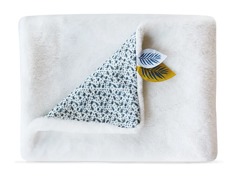 Plaid bébé 70x100 cm collection YOCA LE KOALA blanc