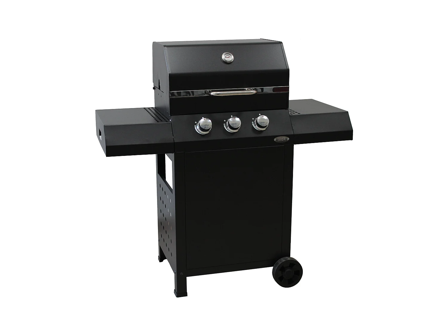 Barbecue au gaz CAZORLA BLACK - 3 brûleurs