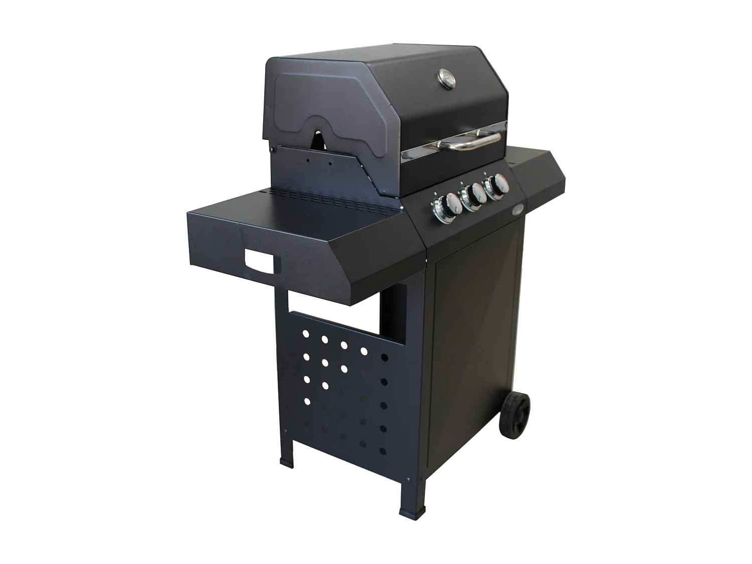 Barbecue au gaz CAZORLA BLACK - 3 brûleurs