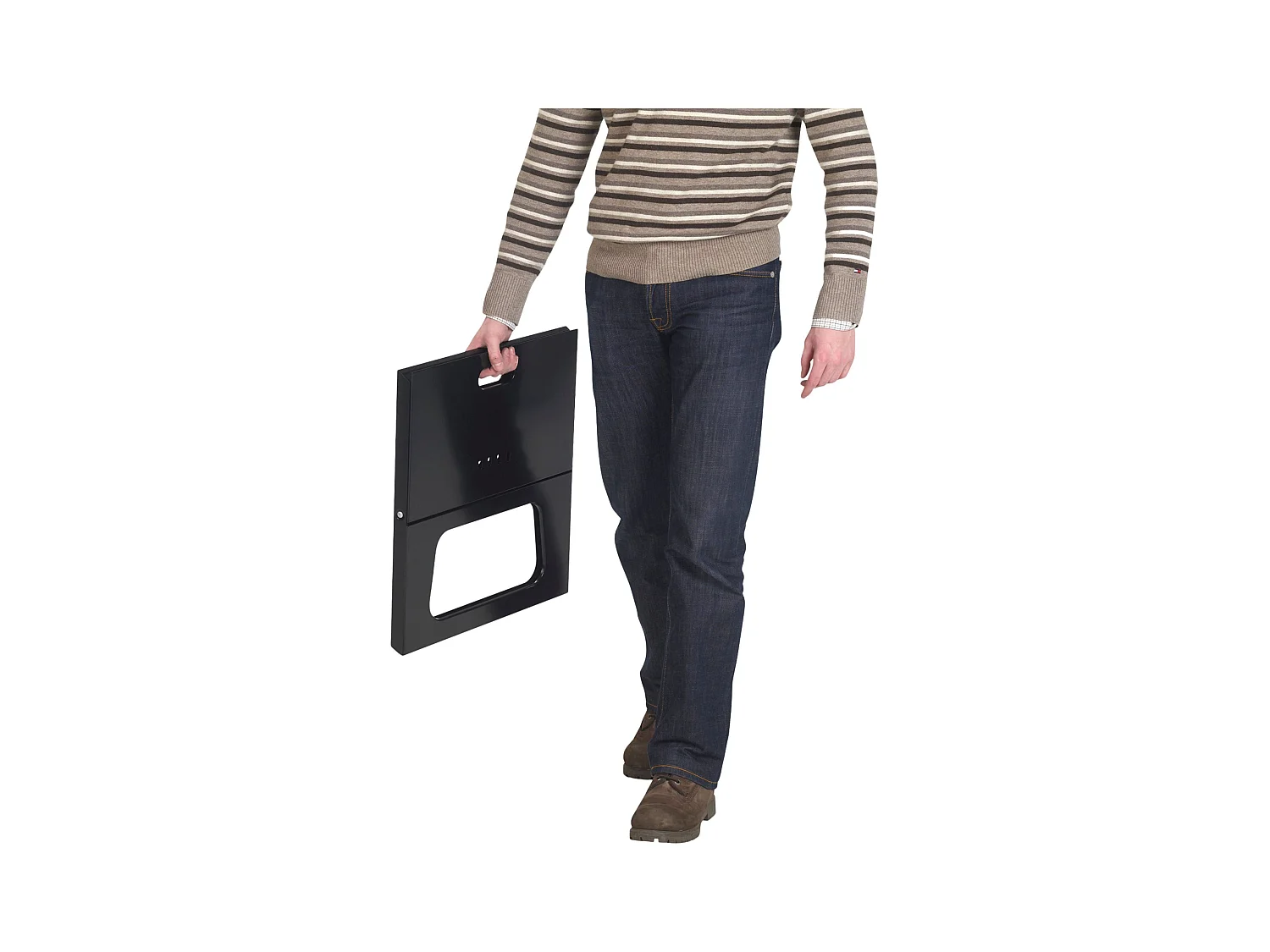 Mini barbecue portable 40 cm – Idéal camping, compact et non polluant – 3,5 kg