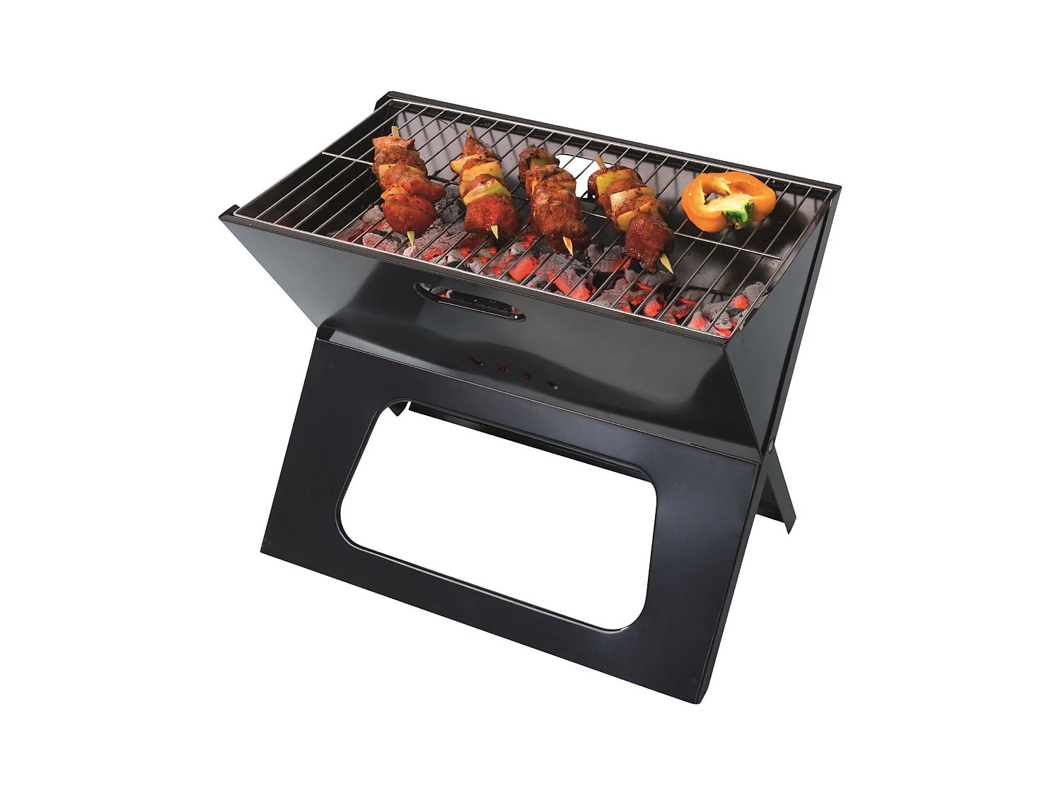 Mini barbecue portable 40 cm – Idéal camping, compact et non polluant – 3,5 kg