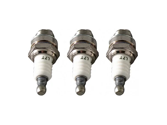 Lot de 3 bougies d'allumage Chester pour moteur deux temps - Modèle LD L7T