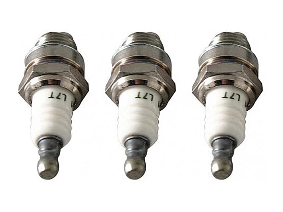 Lot de 3 bougies d'allumage Chester pour moteur deux temps - Modèle LD L7T