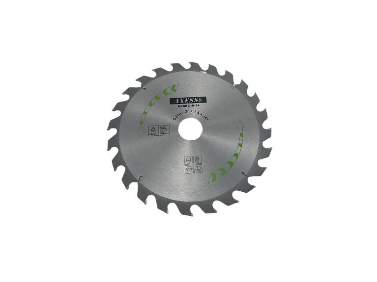 Lame de scie à bois Axess 200 mm, 20 dents, alésage 30 mm (+ bague 25,4 mm)