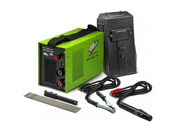 Inverter lasapparaat met automatische laskap