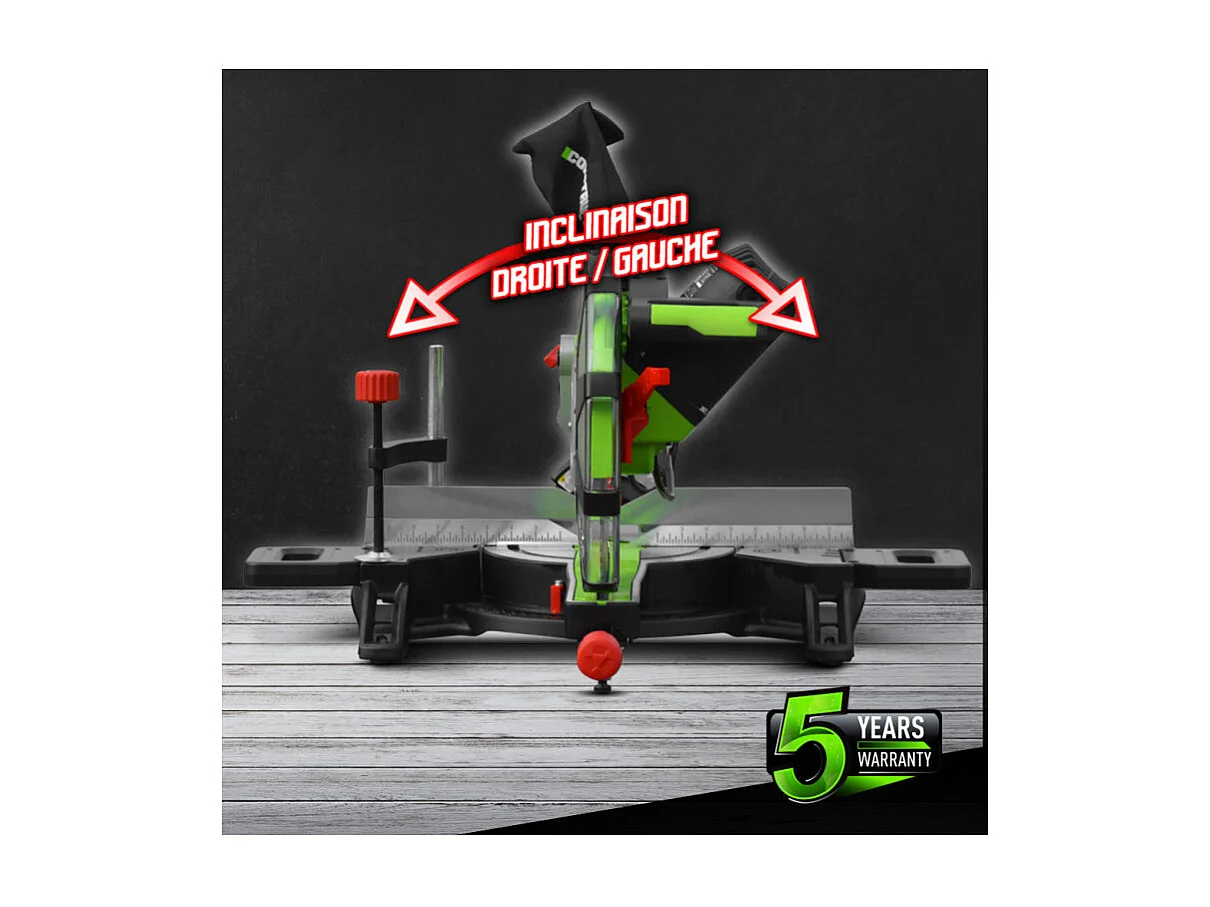 Radiale afkortzaag Constructor - 2100 W - 305 mm