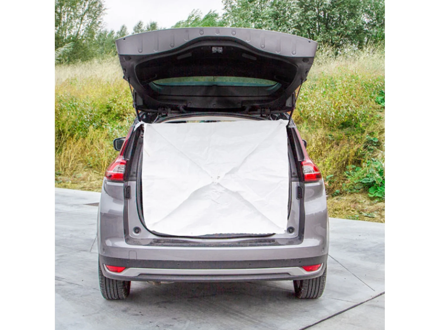 Universele kofferbakzak 1100 L voor puin, houtblokken en afval