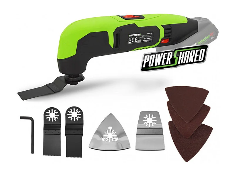 Outil multifonctions sans fil 20V Constructor - Sans batterie