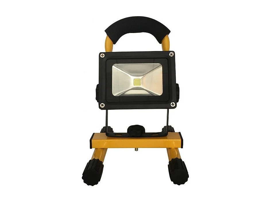 Projecteur LED portable 10 W pour chantier - Jaune