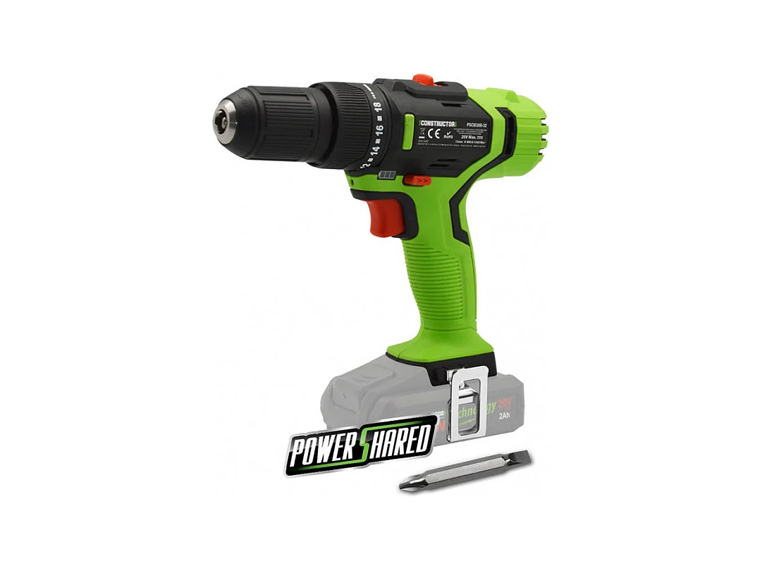 Perceuse-visseuse à percussion 20 V Constructor - Sans batterie