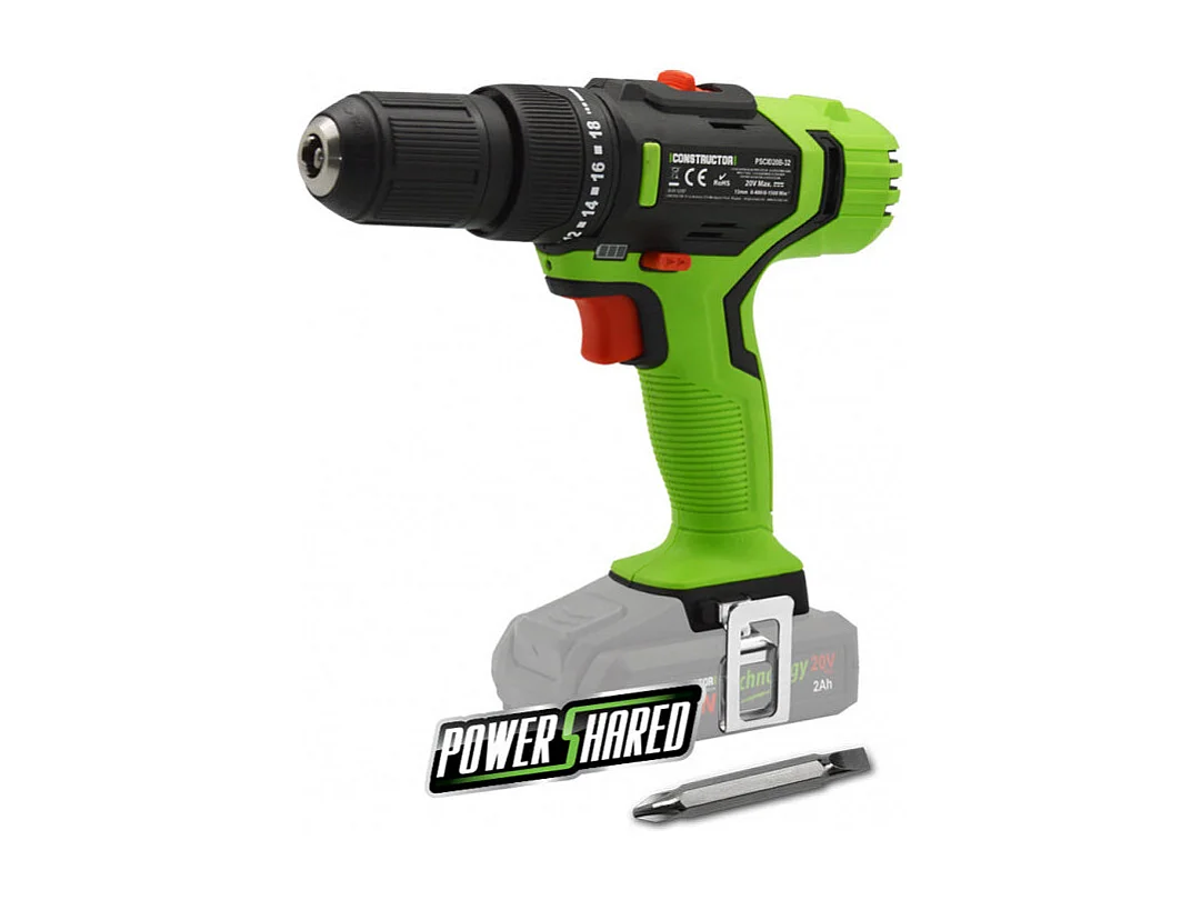 Perceuse-visseuse à percussion 20 V Constructor - Sans batterie