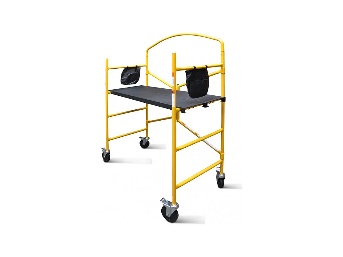 Échafaudage pliant en acier Workmen Storage - 1150 x 530 x 1550 mm