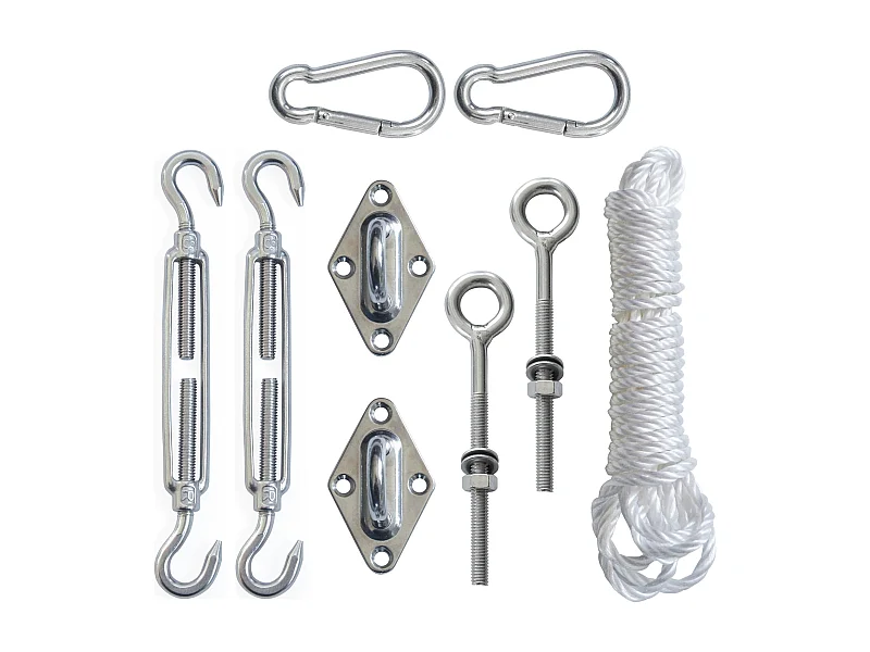 Kit de fixation pour voile d'ombrage