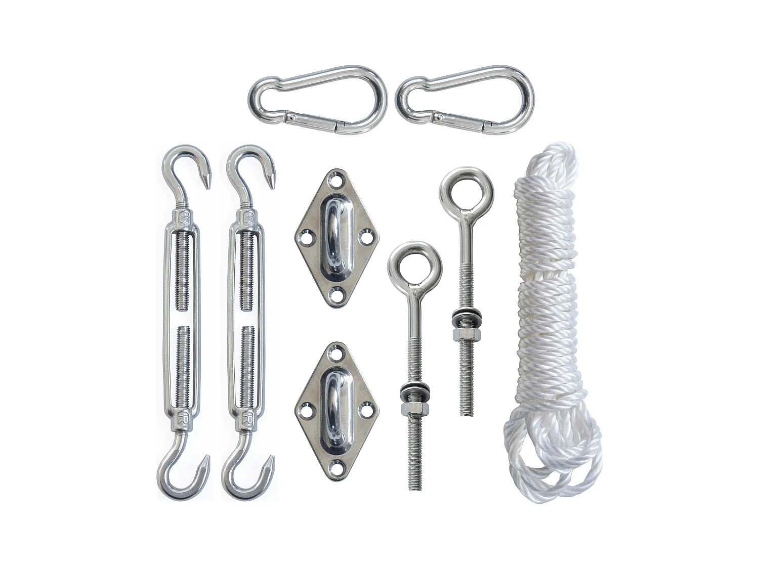 Kit de fixation pour voile d'ombrage
