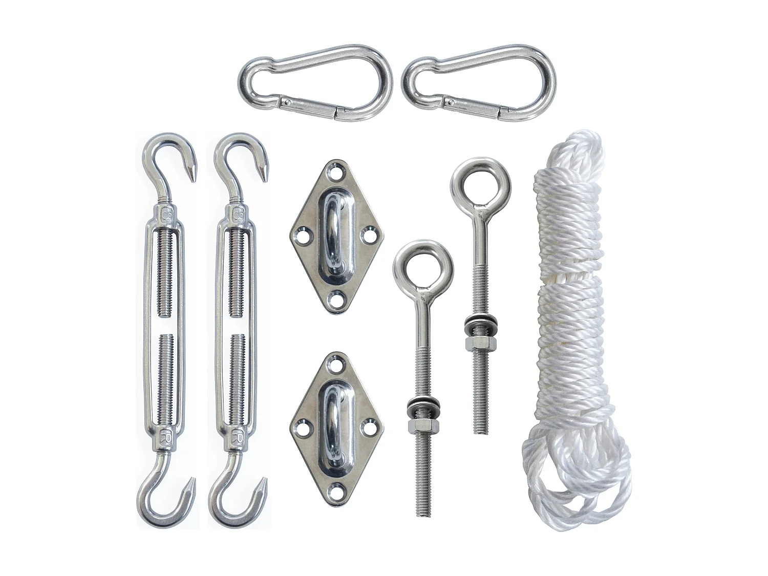 Kit de fixation pour voile d'ombrage