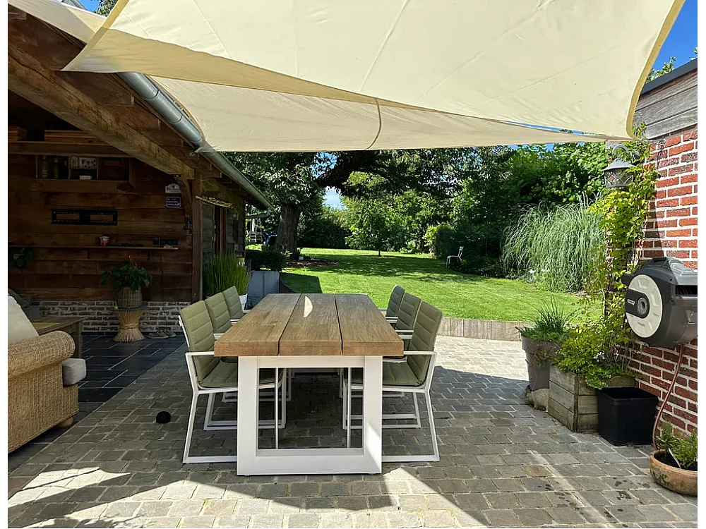 Voile d’ombrage triangulaire 5 m Gris foncé PE 180 g/m² Anti-UV 90%