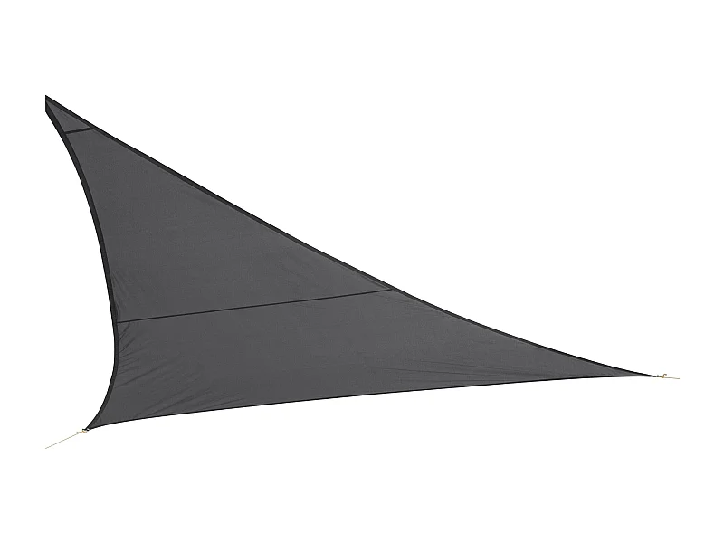 Driehoekig schaduwzeil 5 m Donkergrijs PE 180 g/m² Anti-UV 90%