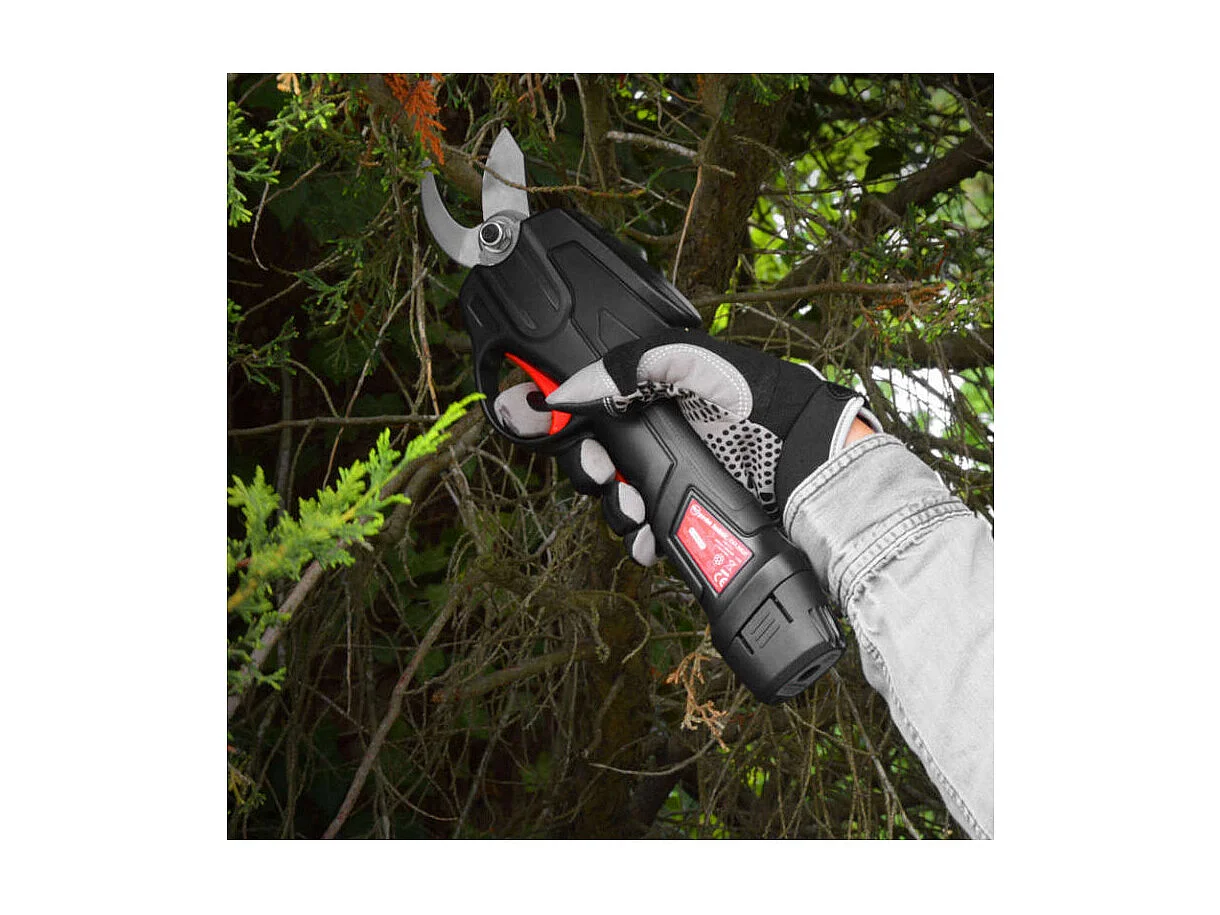 Herlaadbare snoeischaar 7.2V Lithium met telescopische steel - Elem Garden Technic