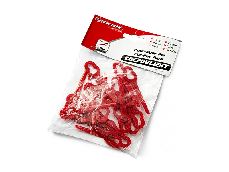 Set van 20 messen voor grastrimmer CBE20VLI25T - Elem Garden Technic