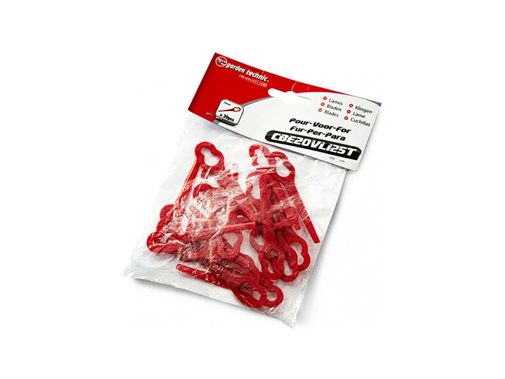 Lot de 20 lames pour coupe-bordure CBE20VLI25T - Elem Garden Technic