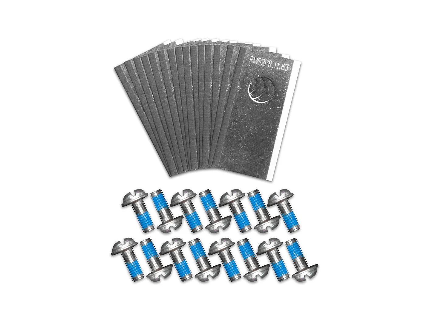 Kit 15 Lames de Rechange en Acier Inoxydable pour Robot Tondeuse Autonome Lawnmaster