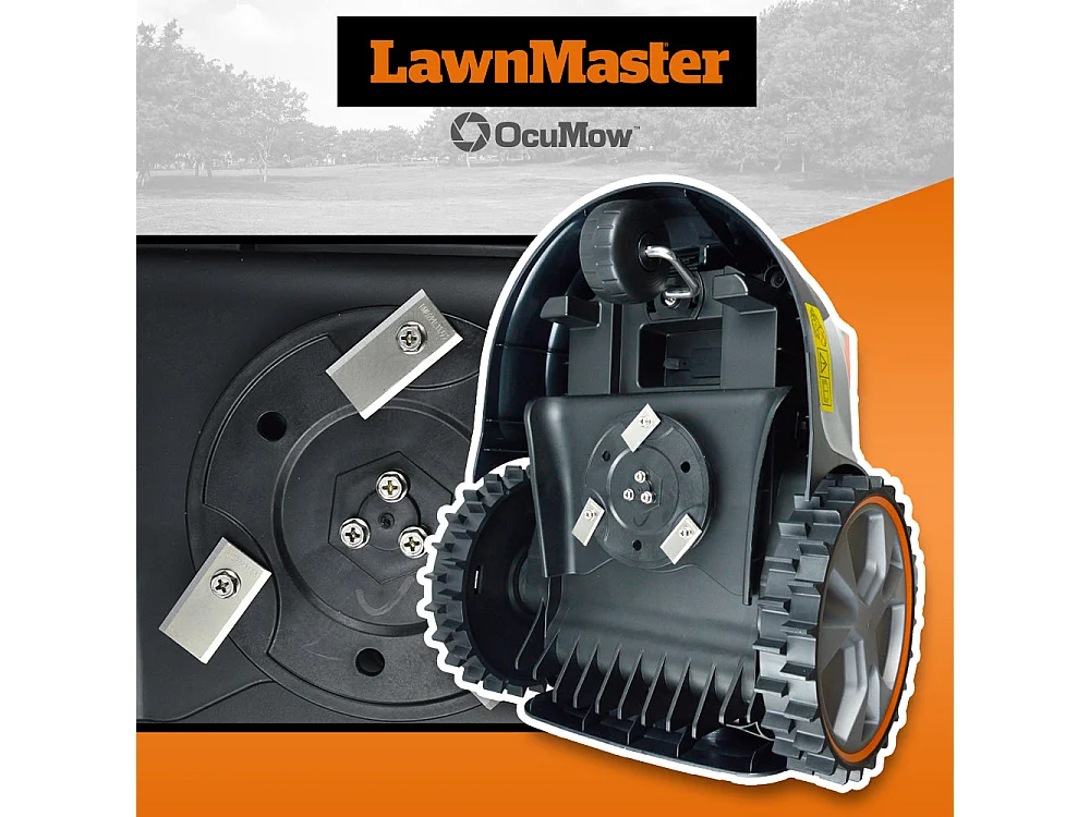 Kit 15 Lames de Rechange en Acier Inoxydable pour Robot Tondeuse Autonome Lawnmaster