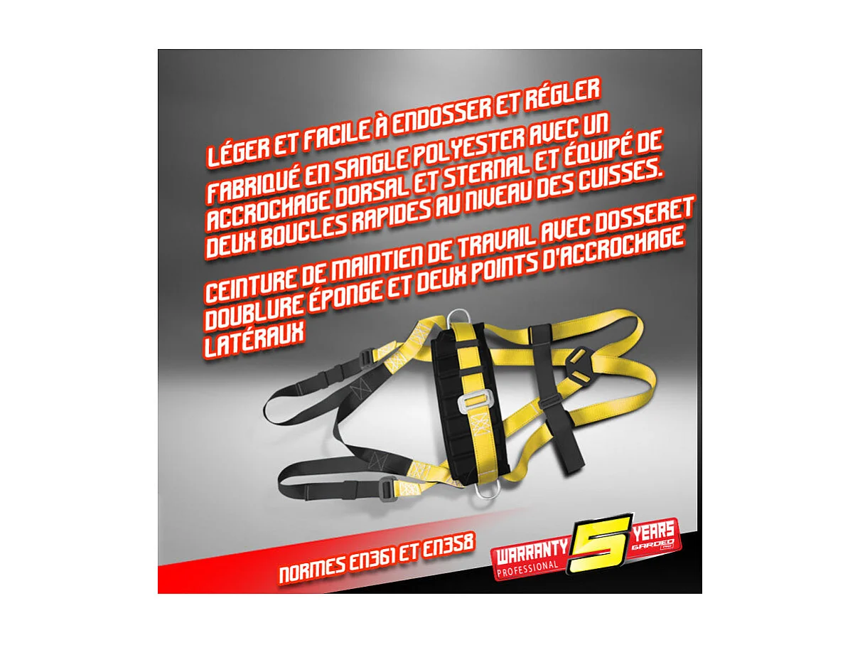 Harnais anti-chute Gardeo Pro