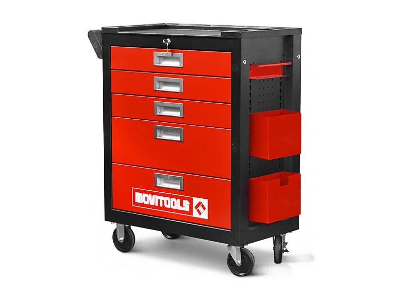 Werkplaatswagen 5 laden + accessoires Movitools