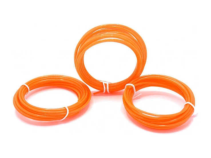 Set van 3 snijdraden voor dubbele draadkop Chester - 4 m - 2,4 mm - Oranje