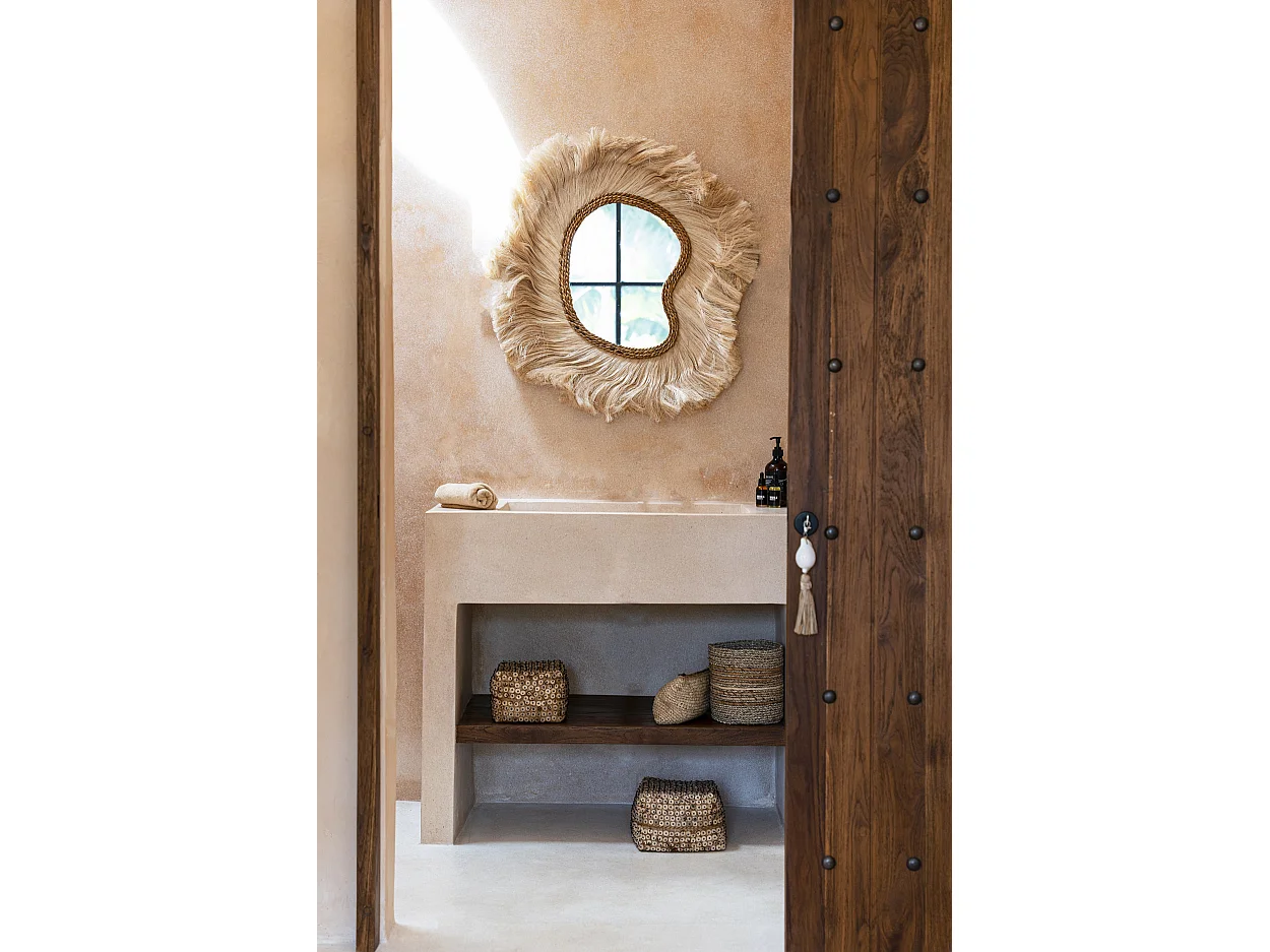 Le Panier En Coque De Noix De Coco - Naturel - M