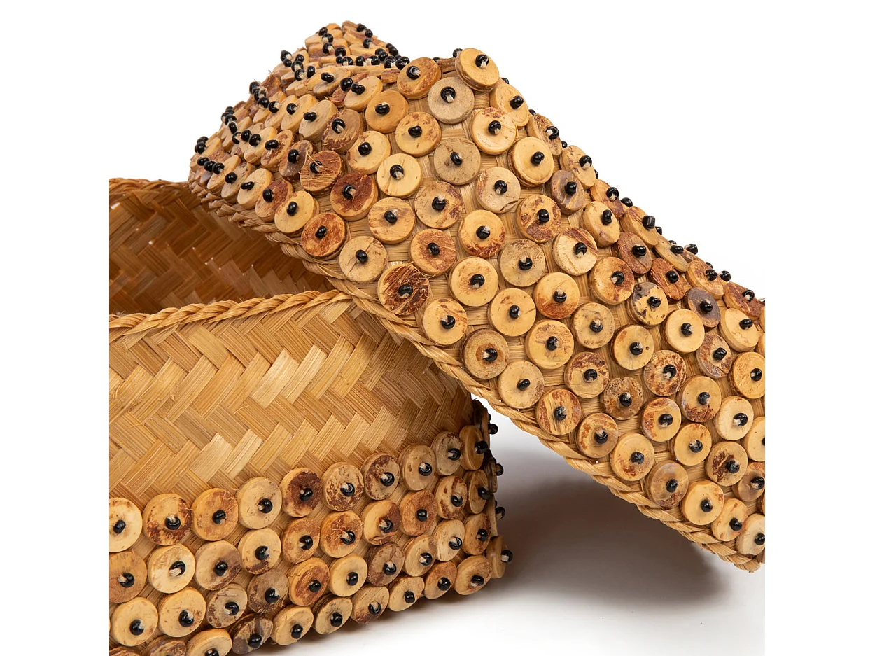 Le Panier En Coque De Noix De Coco - Naturel - M