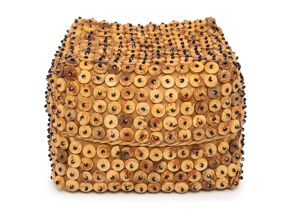 De Coconut Shell Mand - Naturel - M