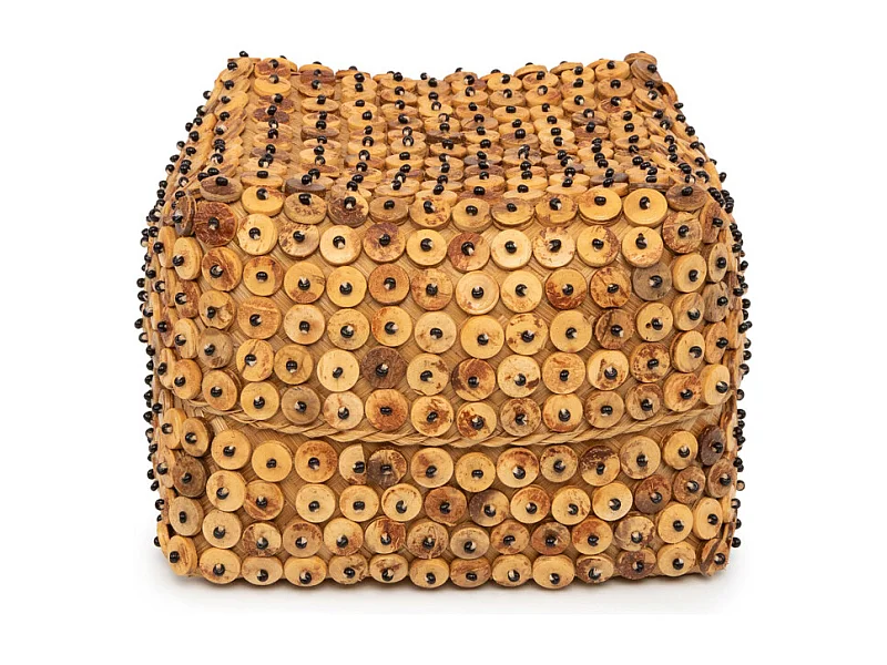 La Cesta De Cáscara De Coco - Natural - M