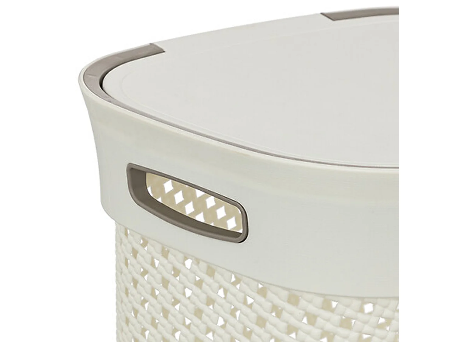 Panier à Linge Ajouré "Purl" 60L Lin