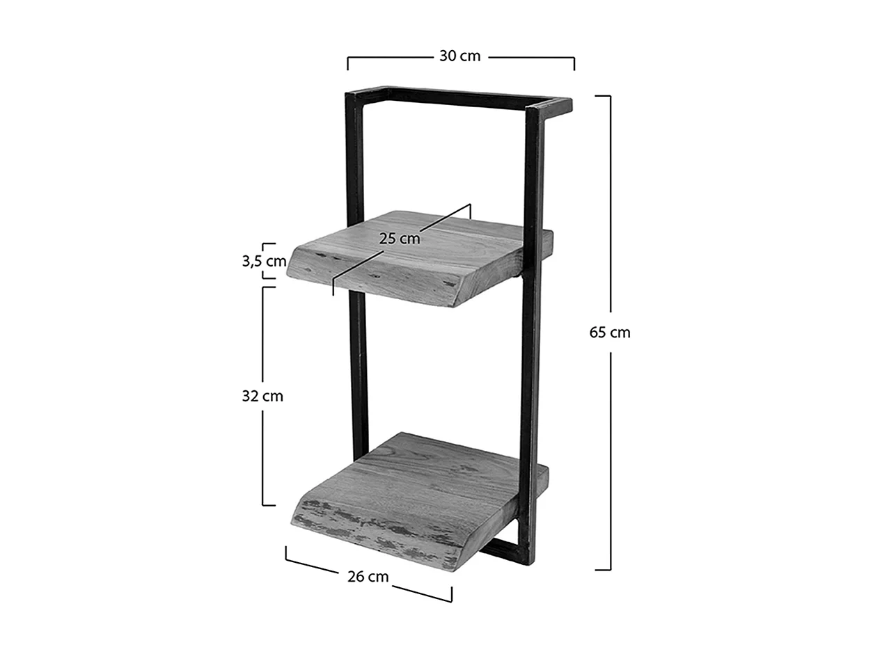 Wandregal - Holz Holz - ERGEA 